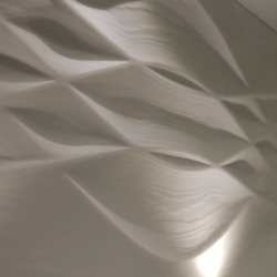 Senini Stone srl | 3DSTONE pietre scolpite bianco Stelvio waves
