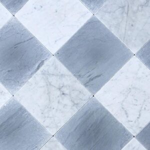 Senini Stone srl | BARDIGLIO E CARRARA 40X40 BURATTATO SP. 1 CM
