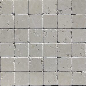 Senini Stone srl | BIANCONE 10X10 BURATTATO SP. 1 CM – MARMO BIANCO ASIAGO