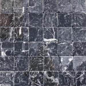 Senini Stone srl | NERO MARQUINIA 10X10 BURATTATO SP. 1 CM