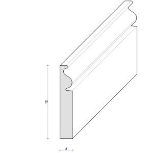 Senini Stone srl | SHAPED SKIRTING BOARDS Z012S